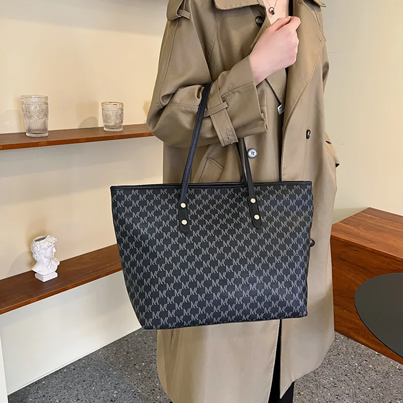 Single Warehouse PU Handheld Underarm Shoulder Bag Regular Women's Ecru/Coffee/Black-15