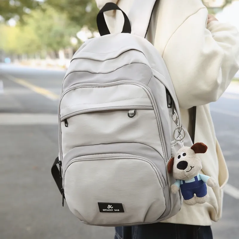 Single Warehouse Nylon Travel Backpack Regular Unisex Multicolor-7