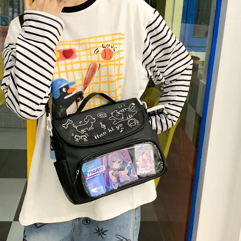 Single Warehouse PU Backpack Ita Bags Regular Unisex-19