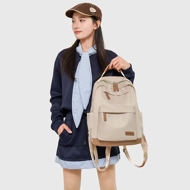 Single Warehouse Fabric Backpack Women's Multicolor-3