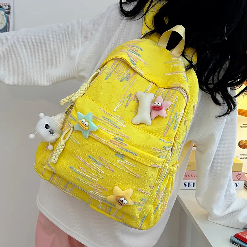 Single Warehouse Nylon Backpack Regular Women's Multicolor-23