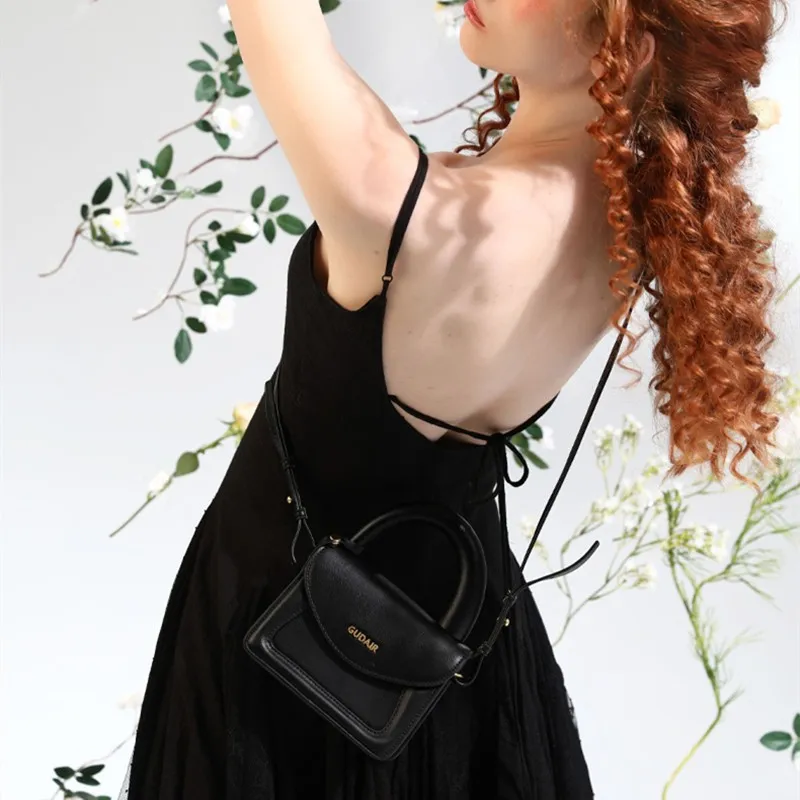 Gudair Cow Leather Handbag Women's-4