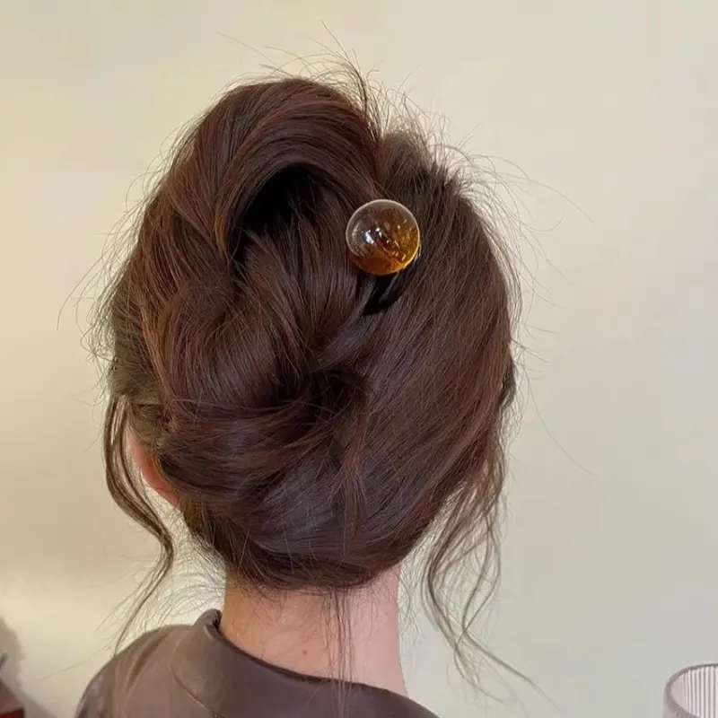 Water Jade Acrylic Hairpins Women's-2