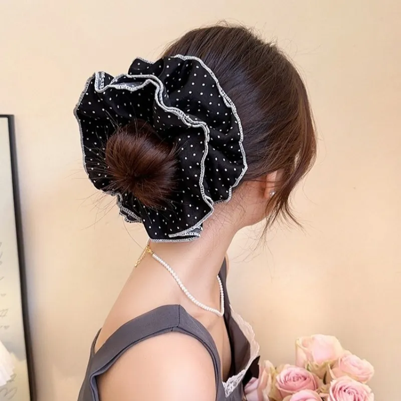 Water Jade Rubber Band Hair Tie Women's-1