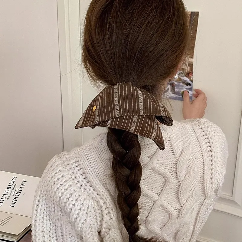 Water Jade Fabric Hair Tie Women's-1