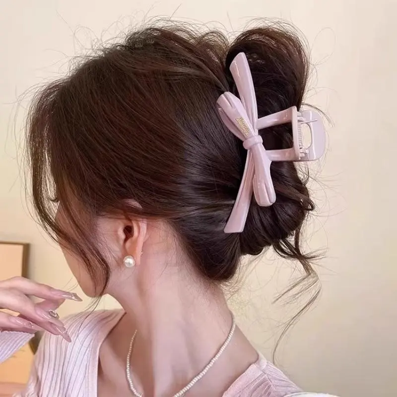 Water Jade Acrylic Hair Clips Women's-6