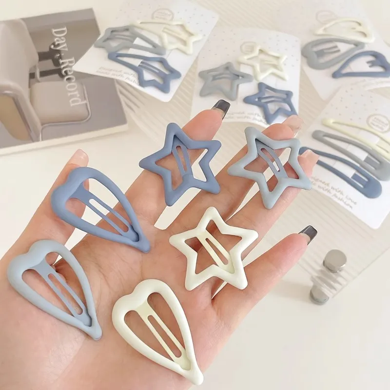 Water Jade Alloy Hair Clips Women's-4