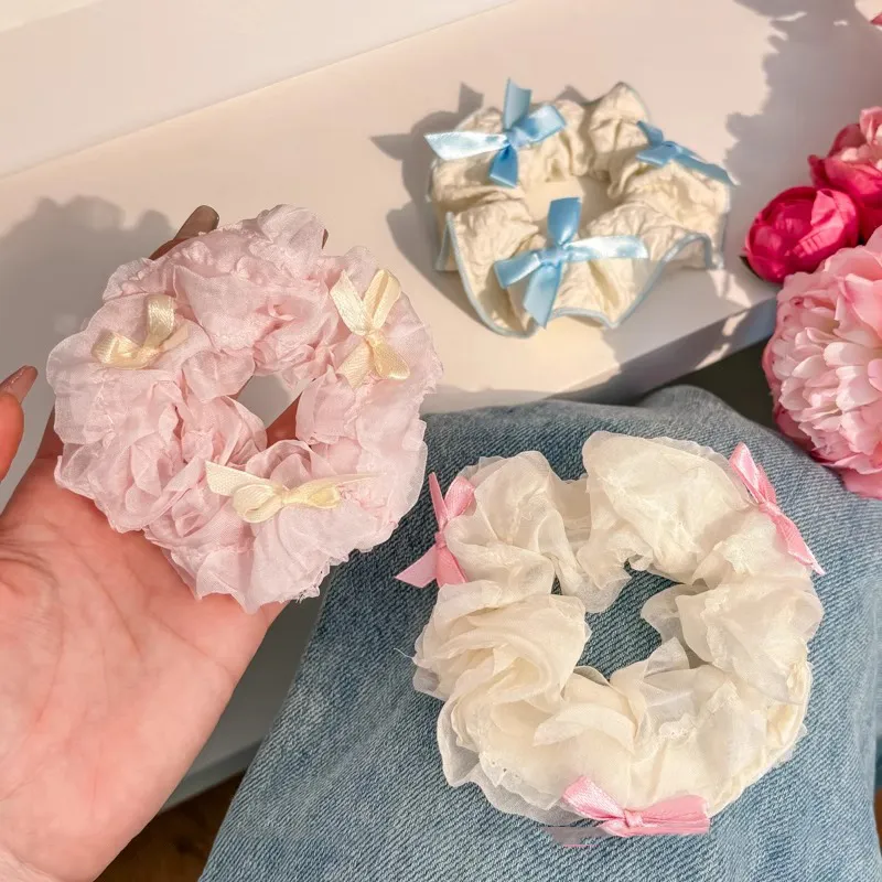 Water Jade Fabric Hair Tie Women's-1