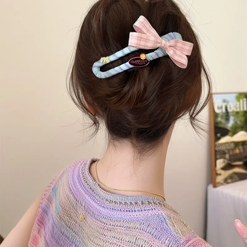 Water Jade Acrylic Hair Clips Women's-4