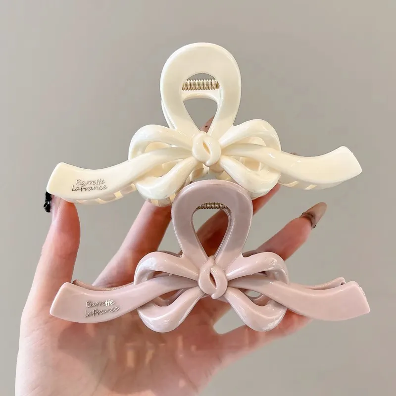 Water Jade Acrylic Hair Clips Women's-4