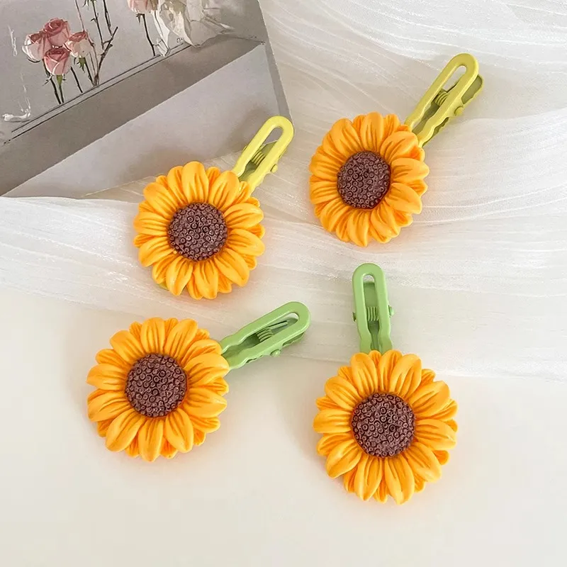 Water Jade Alloy Hair Clips Women's-3