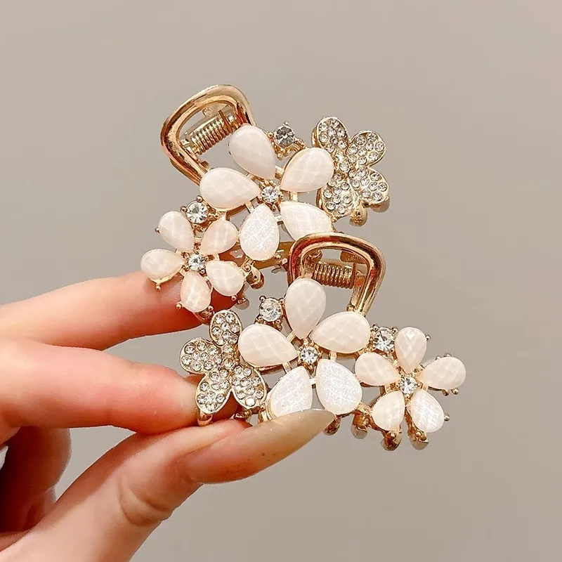 Water Jade Alloy Hair Clips Women's-1