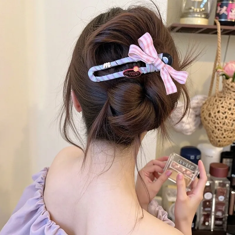 Water Jade Acrylic Hair Clips Women's-2