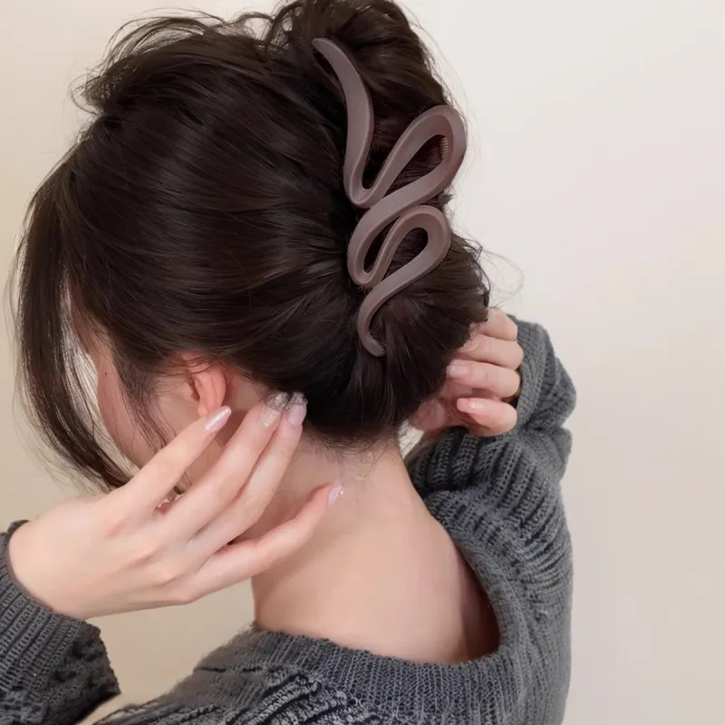 Water jade Hair Clips Women's-2