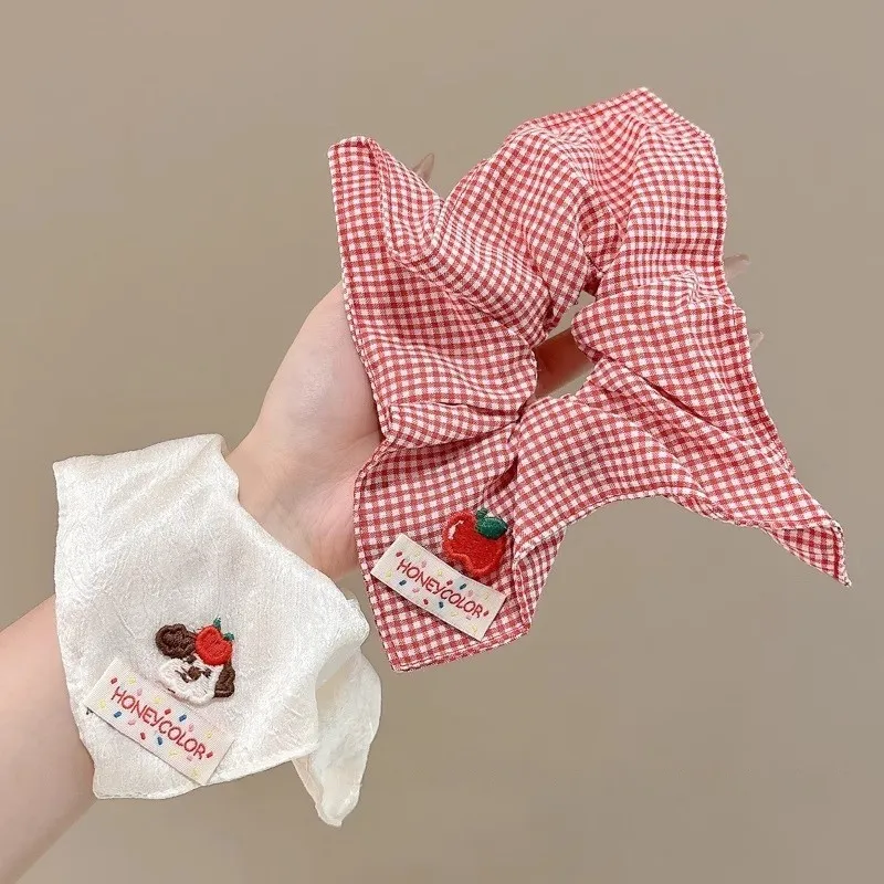 Water Jade Fabric Hair Tie Women's-3
