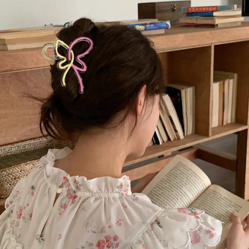 Water jade Hair Clips Women's-2