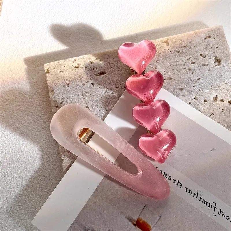 Water jade Hair Clips Women's-3