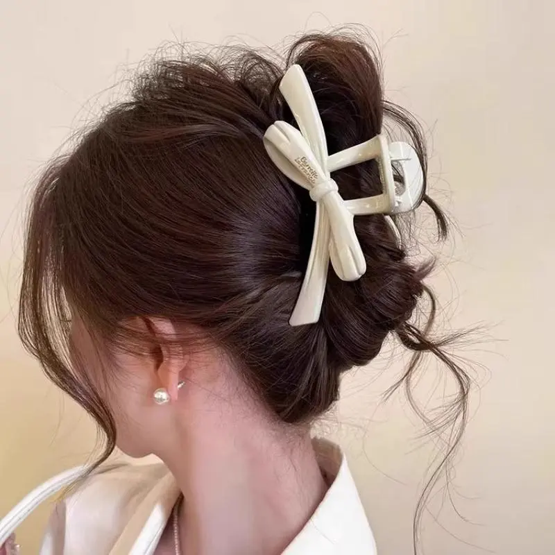 Water Jade Acrylic Hair Clips Women's-5