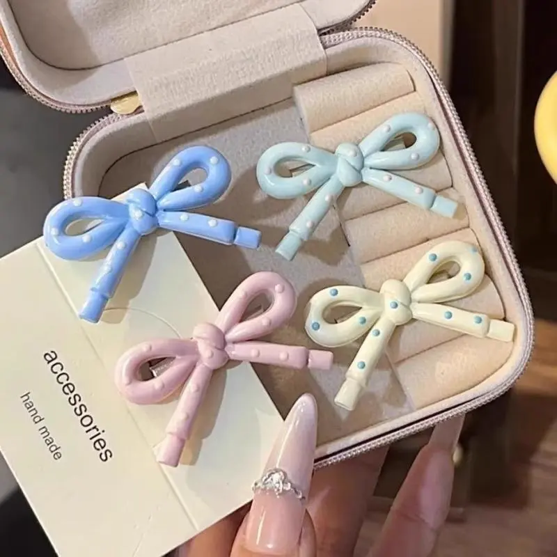 Water Jade Alloy Hair Clips Women's-2