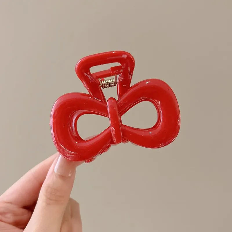 Water Jade Acrylic Hair Clips Women's-4