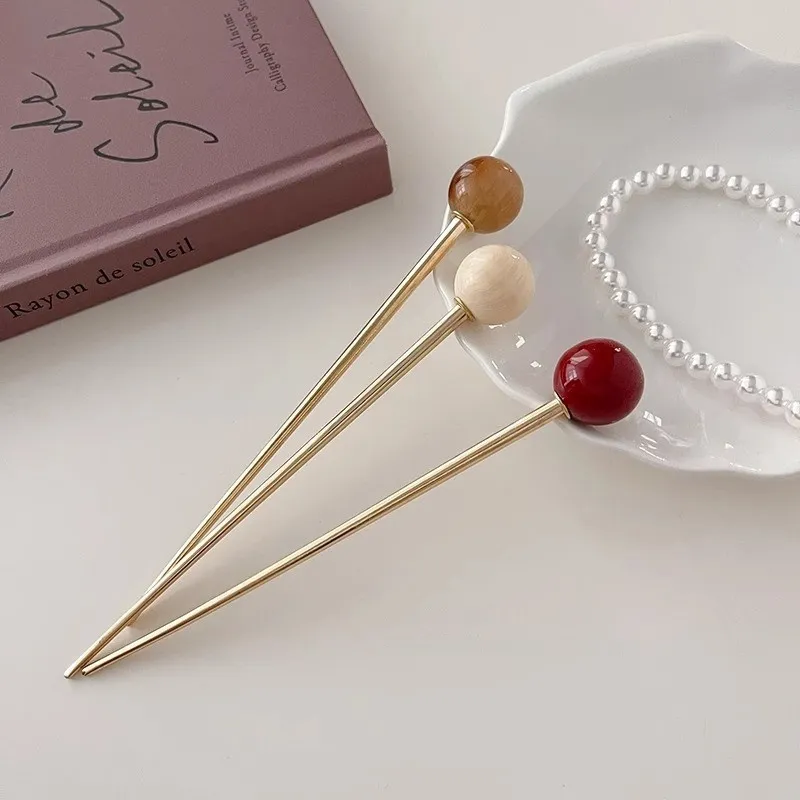 Water Jade Alloy Hairpins Women's-6
