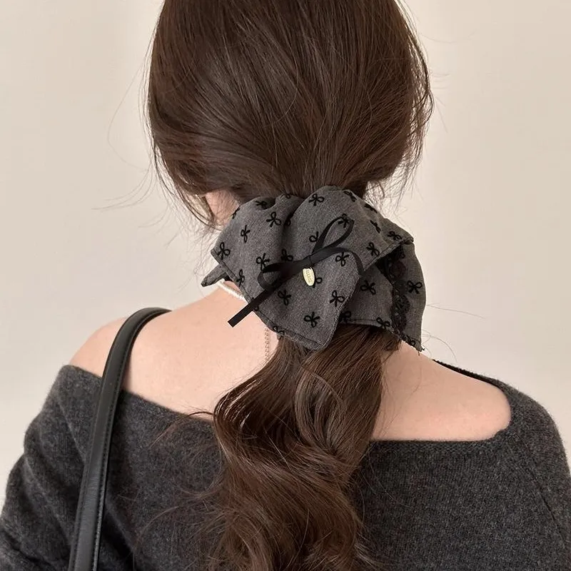 Water Jade Fabric Hair Tie Women's-1