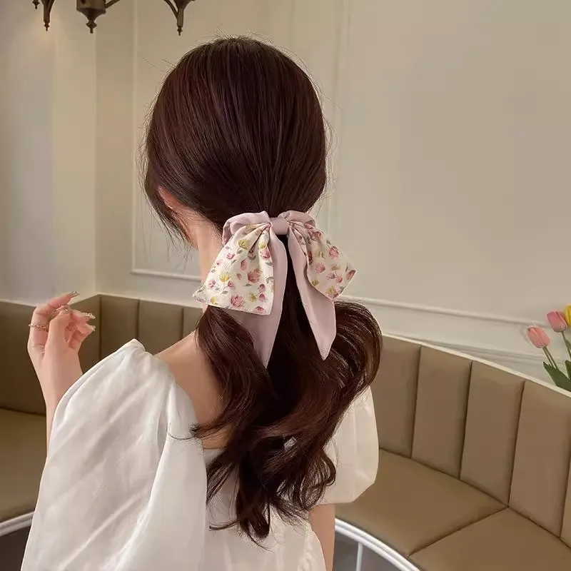 Water Jade Fabric Hair Tie Women's-1