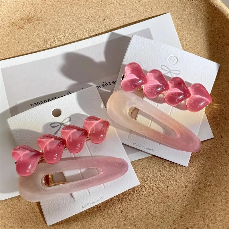 Water jade Hair Clips Women's-1