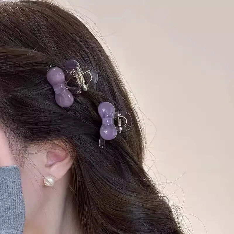 Water Jade Acrylic Hair Clips Women's-1