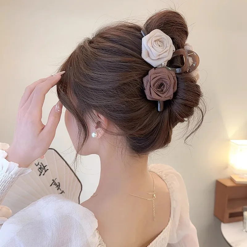 Water jade Hair Clips Women's-3