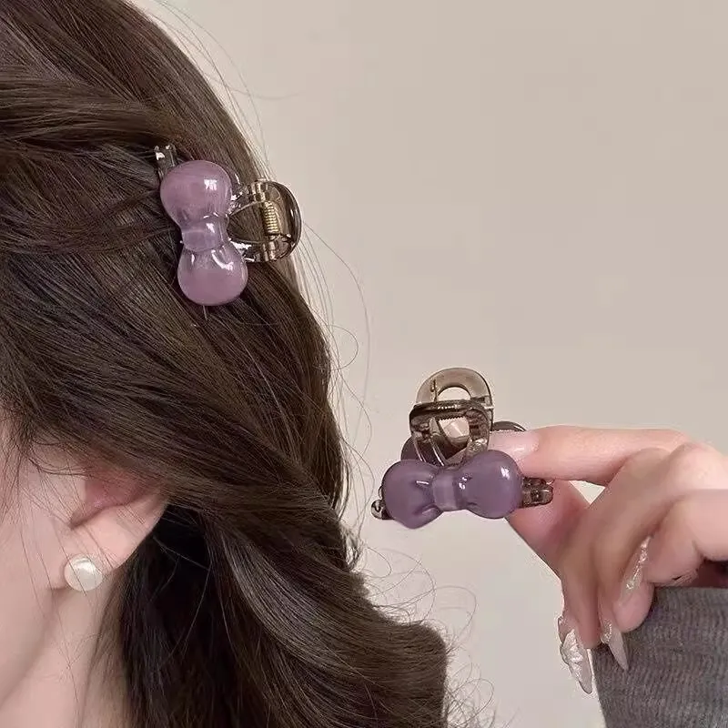 Water Jade Acrylic Hair Clips Women's-2
