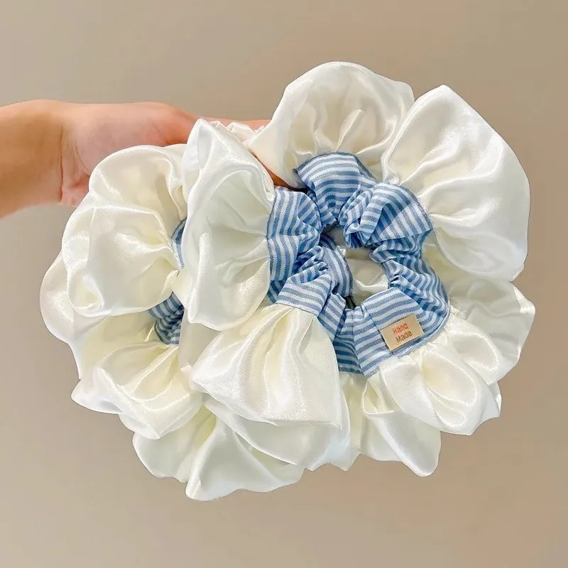 Water Jade Fabric Hair Tie Women's-4