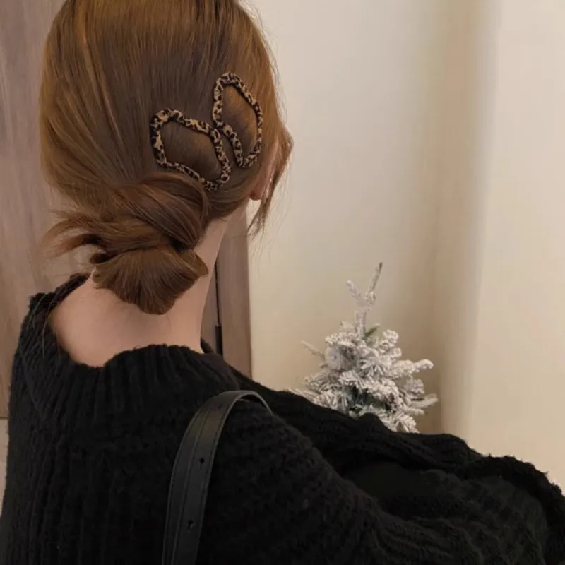 Water Jade Alloy Hair Clips Women's-1