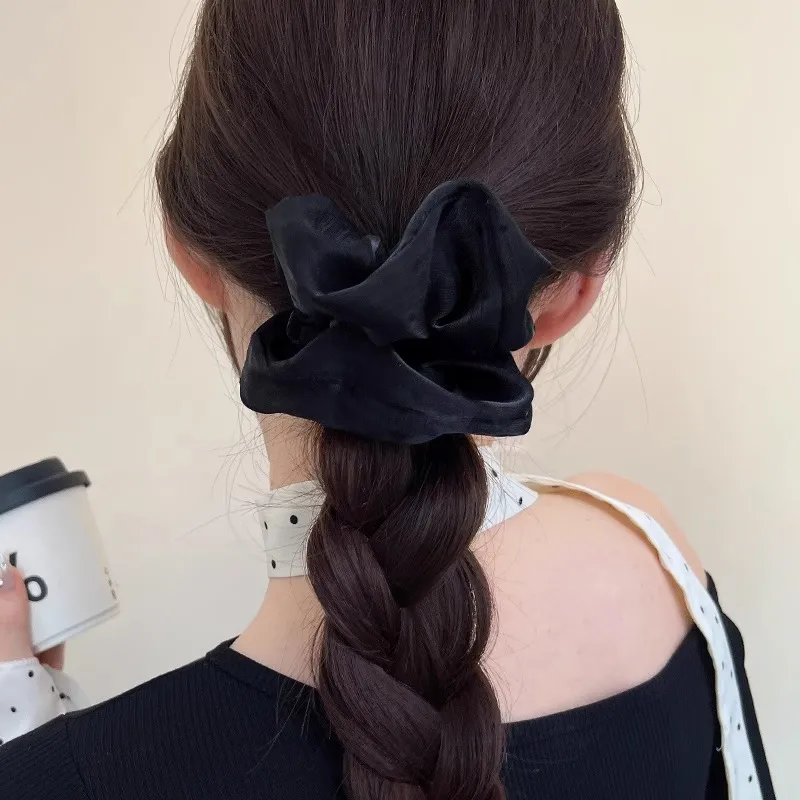 Water Jade Rubber Band Hair Tie Women's-5