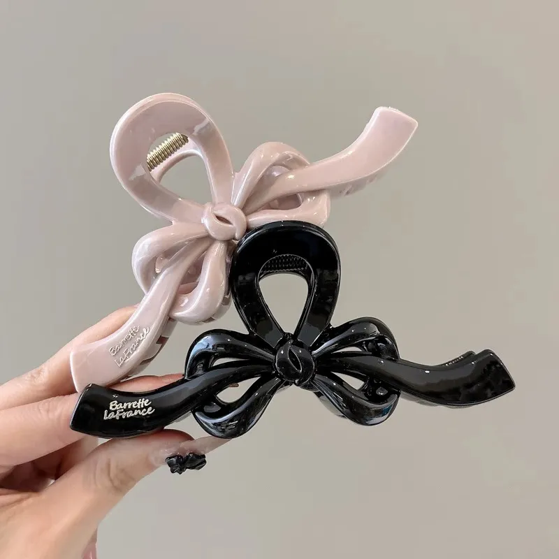 Water Jade Acrylic Hair Clips Women's-5