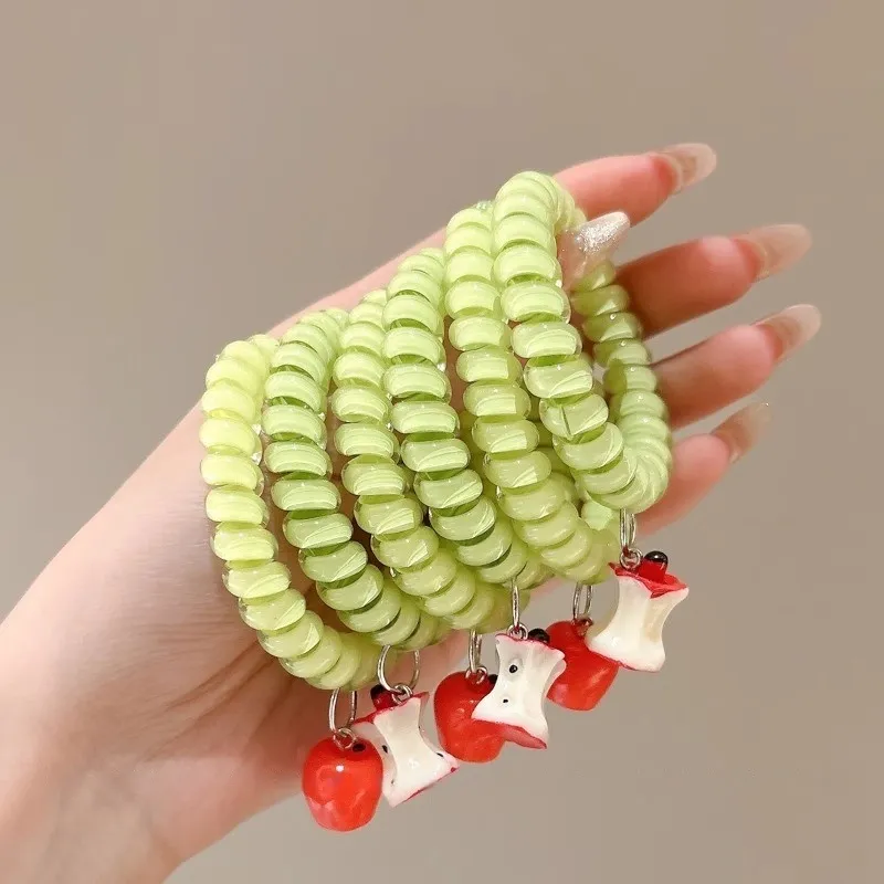 Water Jade Acrylic Hair Tie Women's-2
