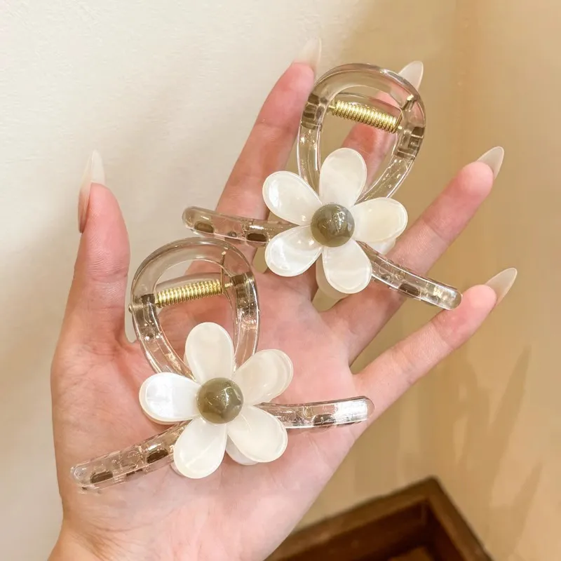 Water jade Hair Clips Women's-6