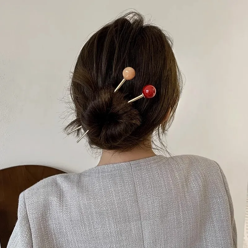 Water Jade Alloy Hairpins Women's-1