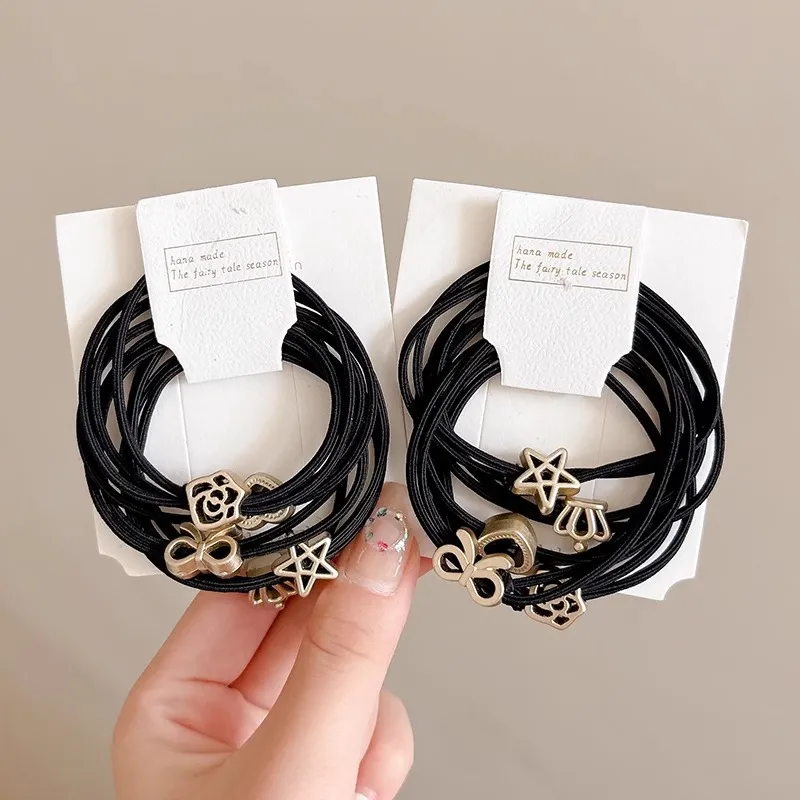 Water Jade Rubber Band Hair Tie Women's-1