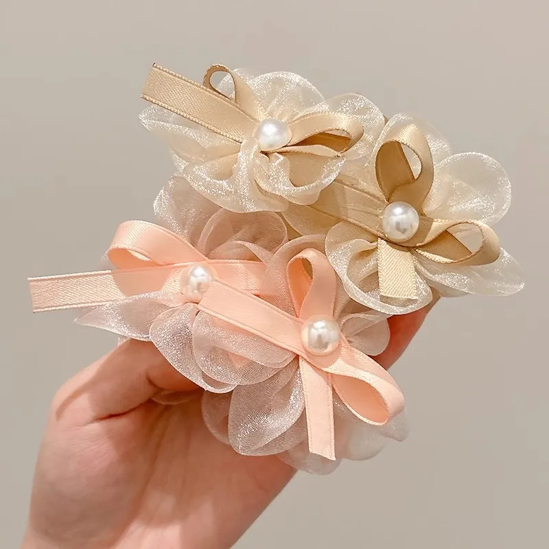Water Jade Acrylic Hair Clips Women's-4