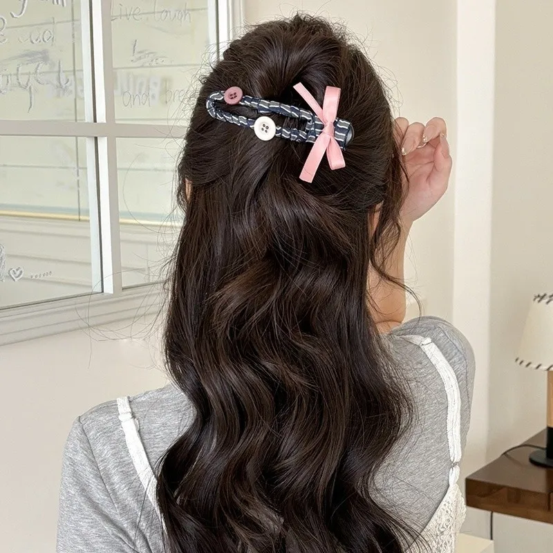 Water Jade Acrylic Hair Clips Women's-4