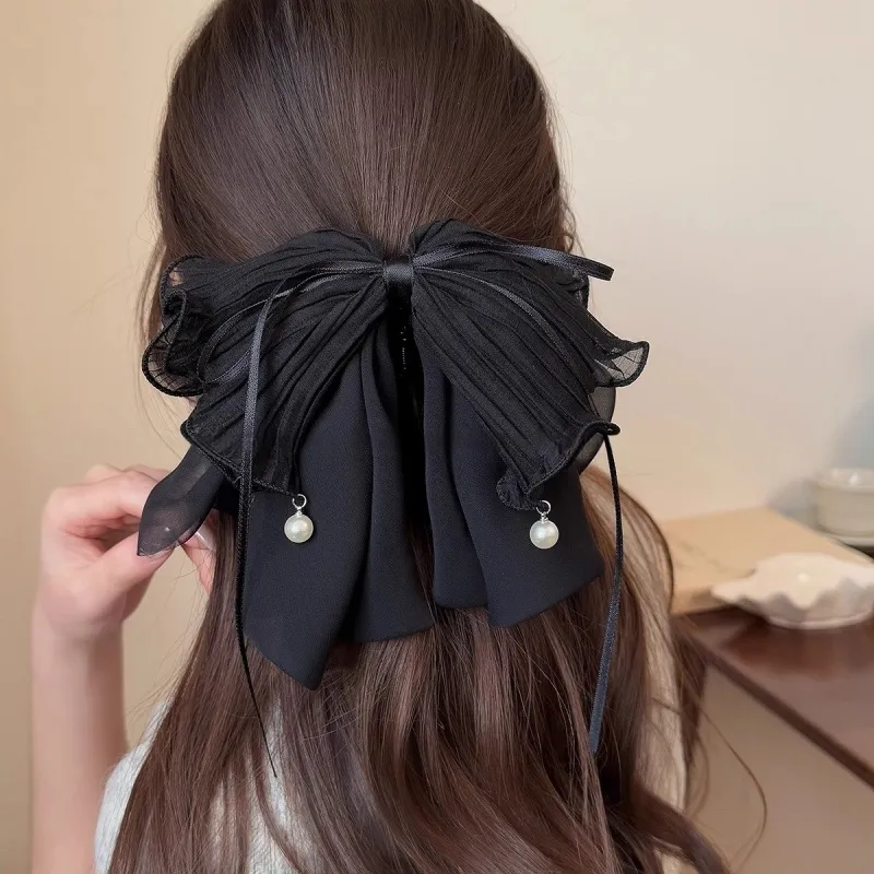 Water Jade Acrylic Hair Clips Women's-2