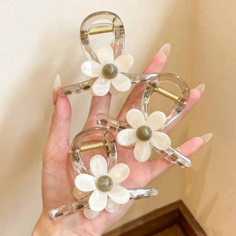 Water jade Hair Clips Women's-5