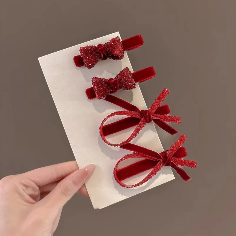 Water Jade Alloy Hair Clips Women's-2