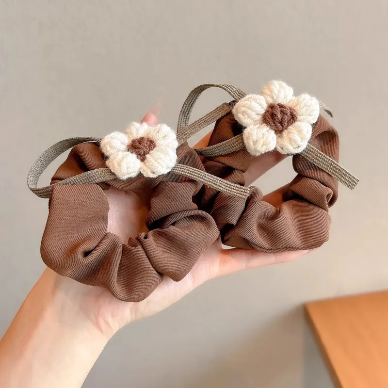 Water Jade Fabric Hair Tie Women's-2