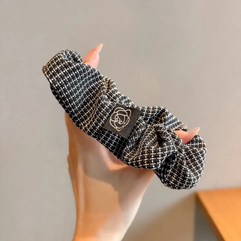 Water Jade Fabric Hair Tie Women's-5