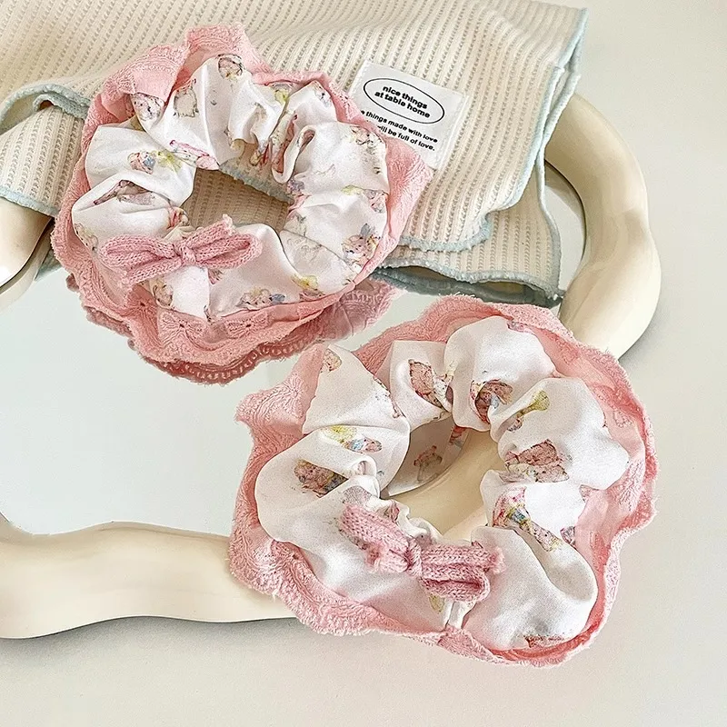 Water Jade Fabric Hair Tie Women's-1