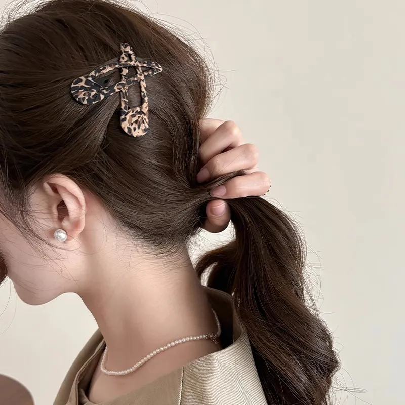 Water Jade Alloy Hair Clips Women's-7