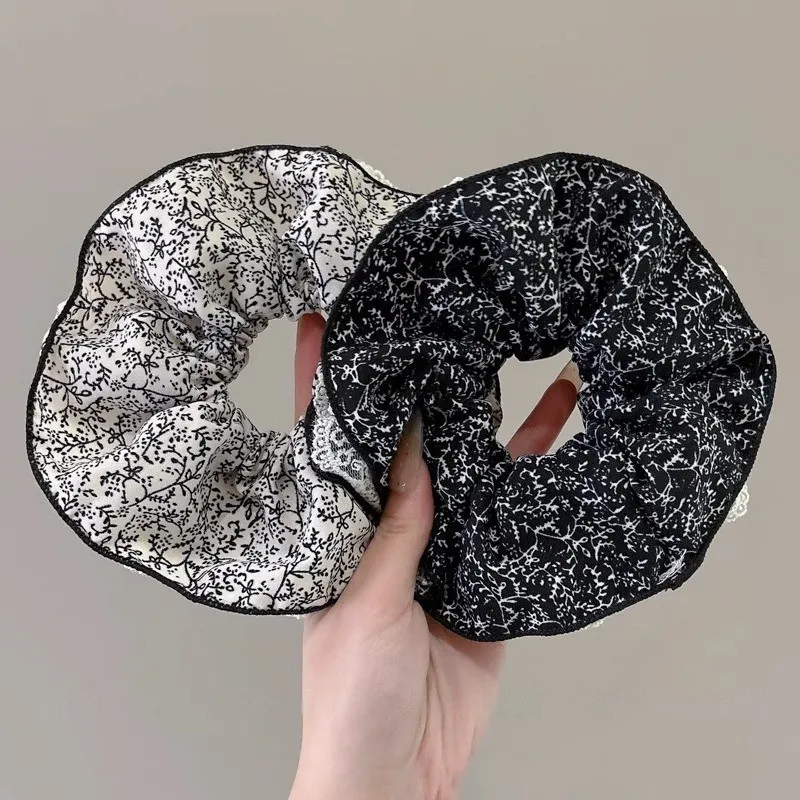 Water Jade Fabric Hair Tie Women's-3