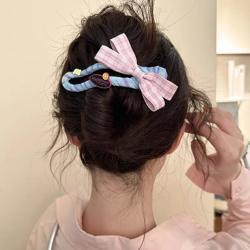 Water Jade Acrylic Hair Clips Women's-1